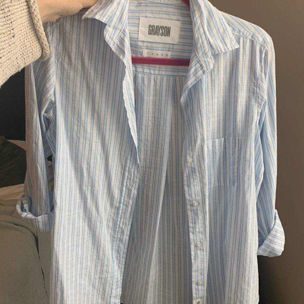 COPY - Grayson The Hero Washed Cotton Buttondown